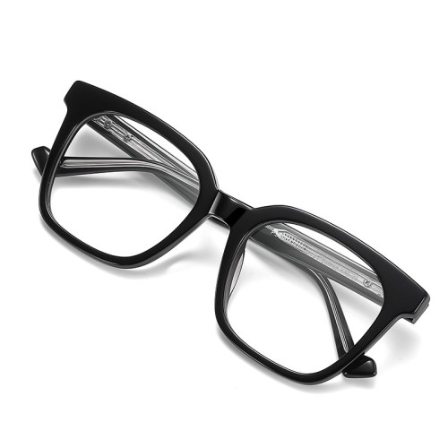 New Fashion Unique Square Acetate Optical Frames Hand Made Anti-Blue Light Eyewear Custom Oem Eyeglasses Frames For Men Women