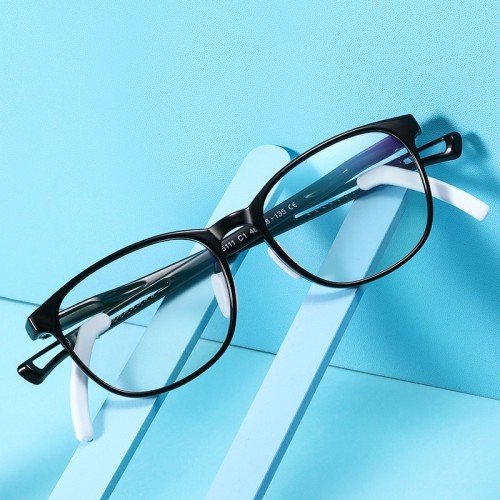 Changeable Frames Light Blocking Eye Glasses Optical Frames Blue Kids Children Boys Girls Tr90 Light Weight Ce Custom Brand 5111