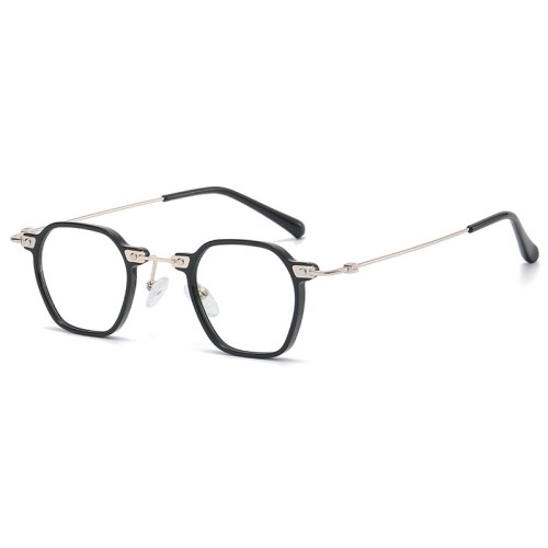 Factory Wholesale Fashion Polygonal Anti Blue Light Glasses Computer Game Glasses Frames Optical Eyewear