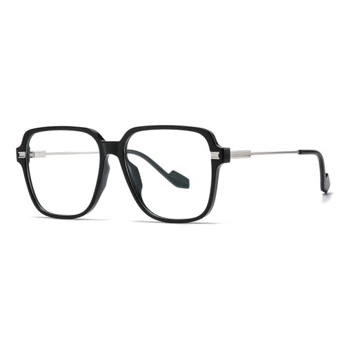 New Anti-Blue Light Glasses Female Fashion Large Frame Glasses Frame Ultra-Light Tr Square Frame Eyeglasses Men