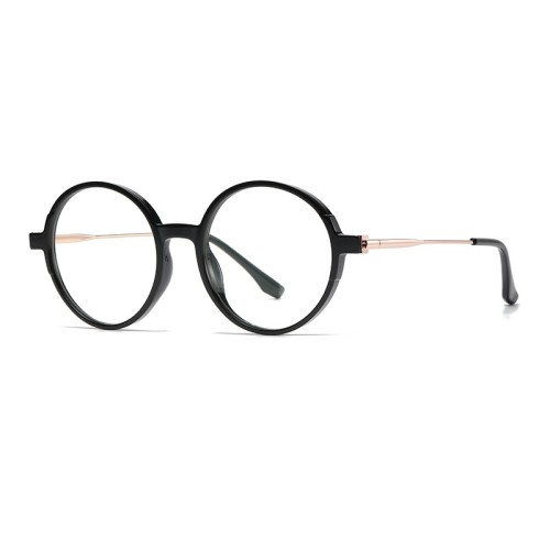Anti-Blue Light Glasses Wholesale Glasses Frame Two-Color Round Frame Anti-Blue Light Glasses