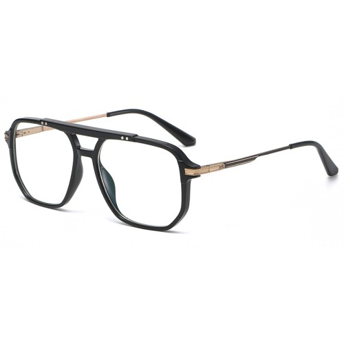 Double Bridge Polygon Blue Light Blocking Glasses Wholesale Tr90 Glasses For Women