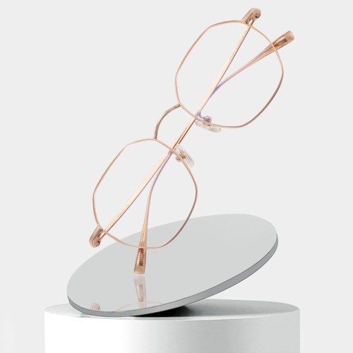 Brand Design 100% Titanium Glasses Anti Blue Light Eyewear Optical Flexible Frame For Men Women