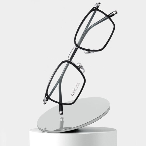 Luxury Men'S Eyeglass Frame Acetate Glasses Titanium Frame