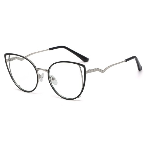 Ready Stock Italy Design Frames Glasses Anti Blue Light Fashion Metal Eyeglasses Optical Women Eyewear
