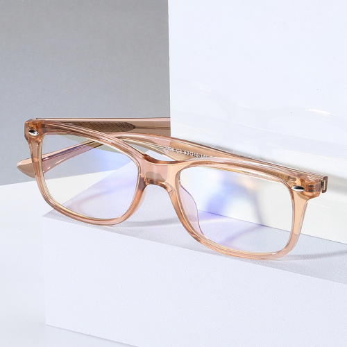 Unisex Square Eyeglasses Tr90 Cp Anti Blue Light Optical Frames