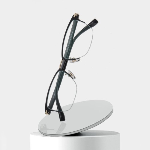Factory Direct Selling Glasses Men'S Anti-Blue Light Glasses Ultra-Light Business Half-Frame Eyewear