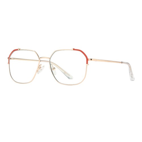 2023 Multilateral Shape Metal Frame Comfortable Anti Blue Light Optical Eyewear Frame For Computer Reading