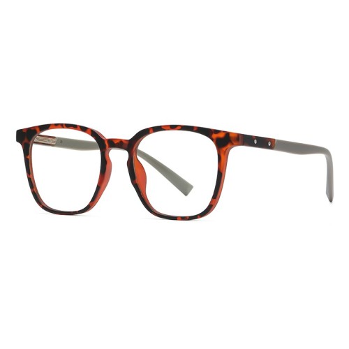 Newest Fashion Blue Light Blocking Oversized Square Big Frame Rice Nail Wide Temple Optical Glasses For Women Female