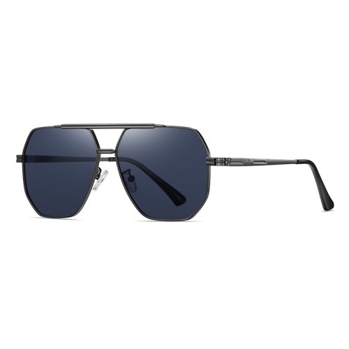 Classic Metal Frame Men Anti-Glare Sun Glasses Outdoor Fishing Driver With Sunglasses