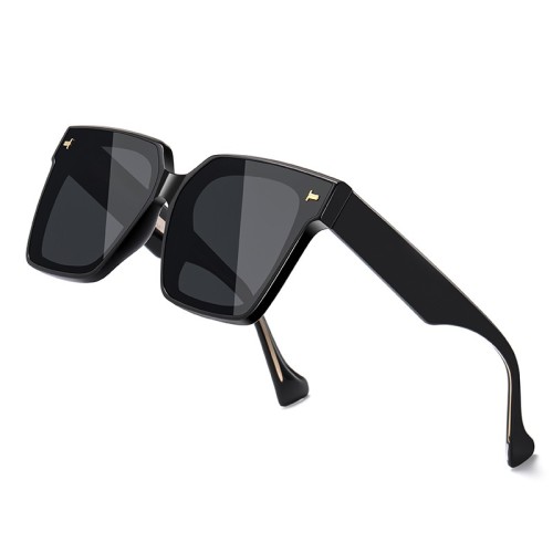 Factory Manufacturing Polarized Large Frame Sunglasses Wide Rim Acetate Legs Thickened Polarized Sun Glasses