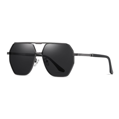 Retro Big Frame Pilot Polarized Sunglasses Men Drive A Car Fashion Shades Uv400 Sunglasses
