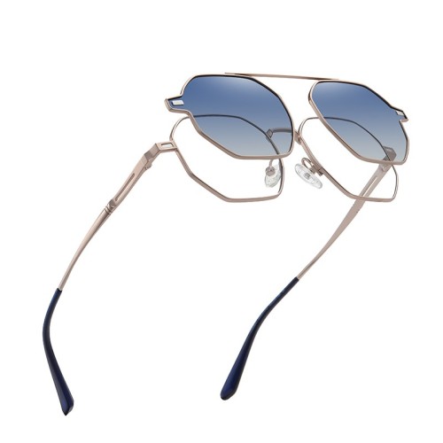 Top Selling Metals Of Eyeglass Frames Women Men 2 In 1 Polarized Sunglasses Eyeglasses Magnetic Clips Optical Glasses