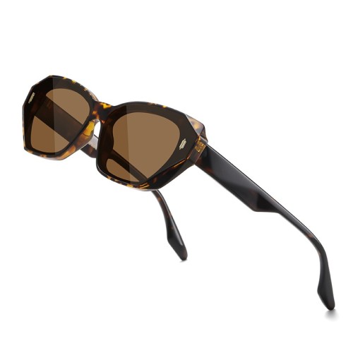 Uv400 Protection Polarized Acetate Sunglasses Demi Brown