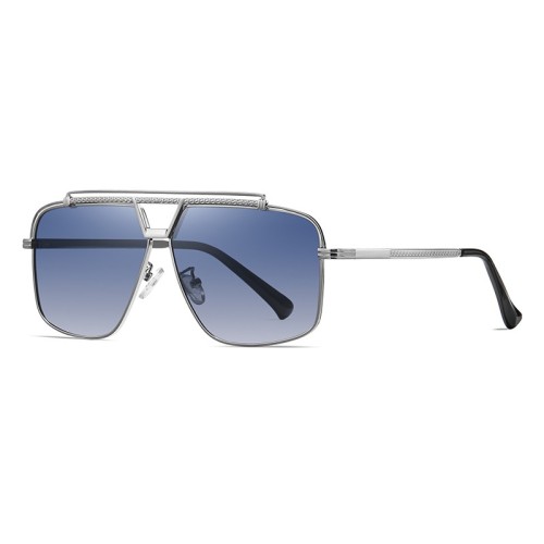 Anti-Glare Tac Glasses Polarized Lenses Sunglasses Vintage Metal Frame Men Spring Hinges Sun Glasses