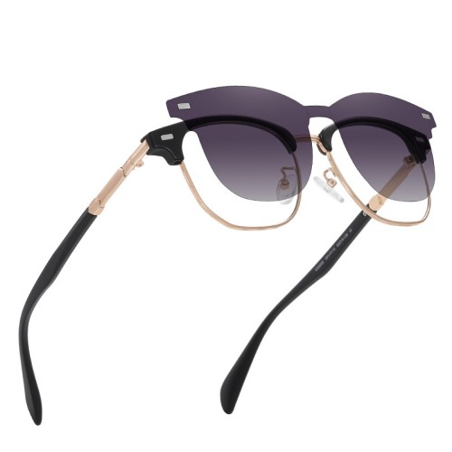 Stylish New Practical Metal Magnetic Clip On Eyewear Sunglasses Blue Light Blocking Glasses