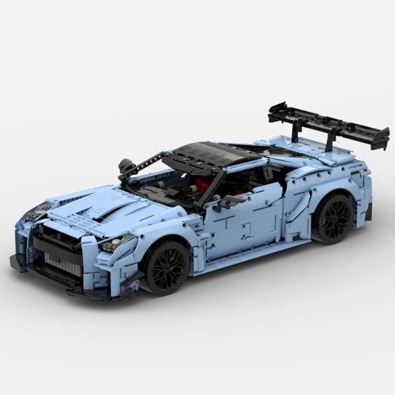 JC-LEGO 02 Nissan GTR-R35 MOC Design Model 1:8 Technology Building  