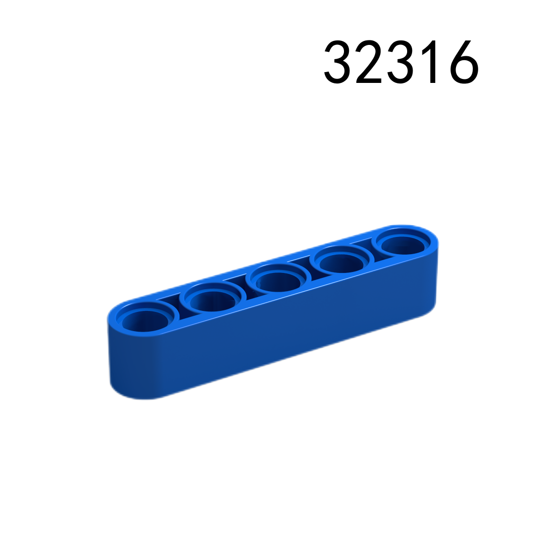 Item No: 32316  Technic, Liftarm Thick 1 x 5 Alternate Item No: 41616