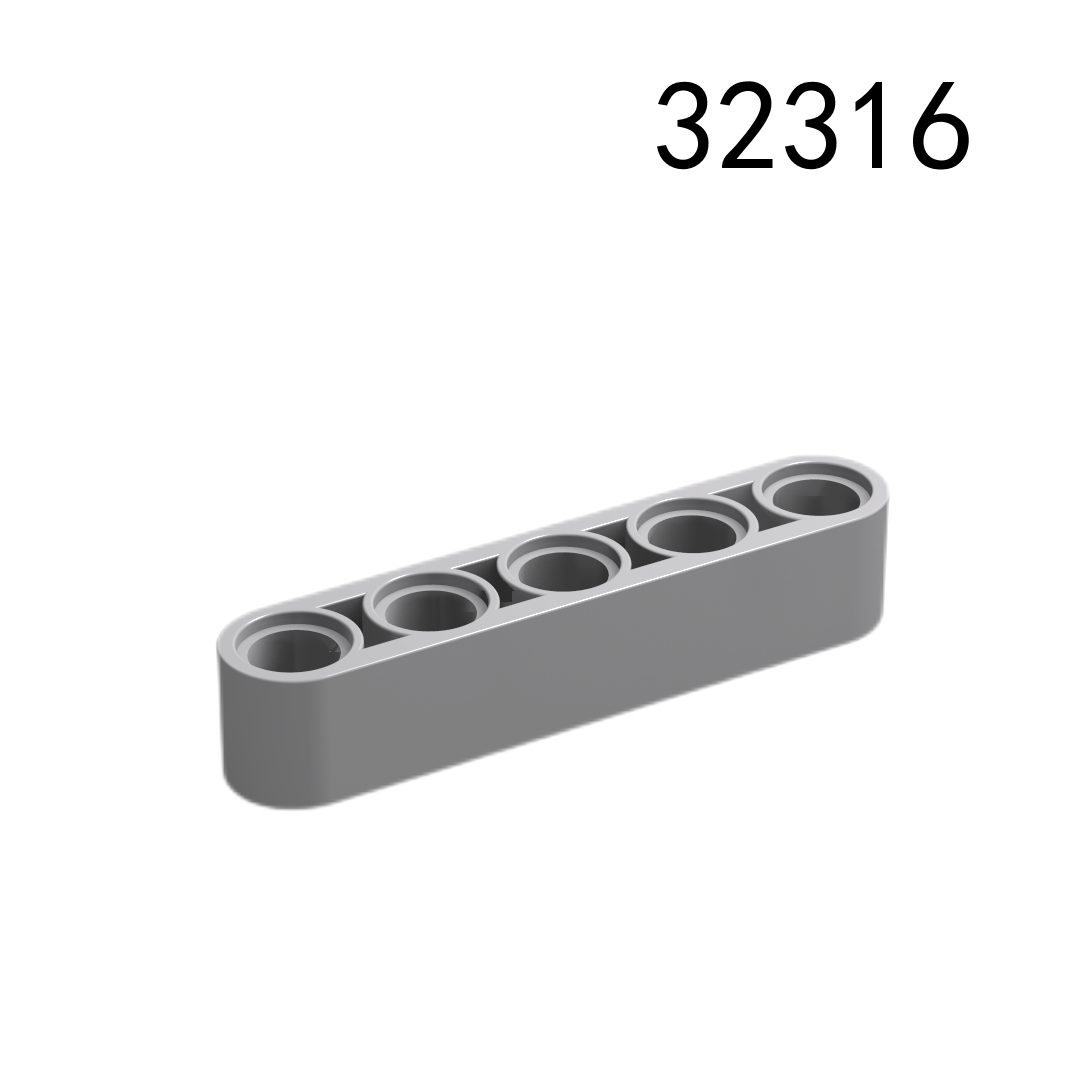 Item No: 32316  Technic, Liftarm Thick 1 x 5 Alternate Item No: 41616