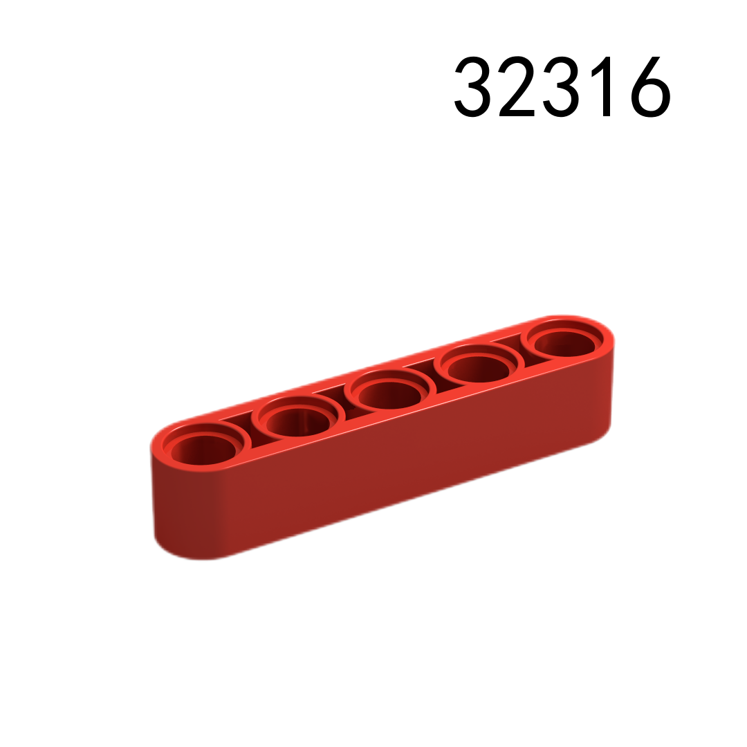 Item No: 32316  Technic, Liftarm Thick 1 x 5 Alternate Item No: 41616