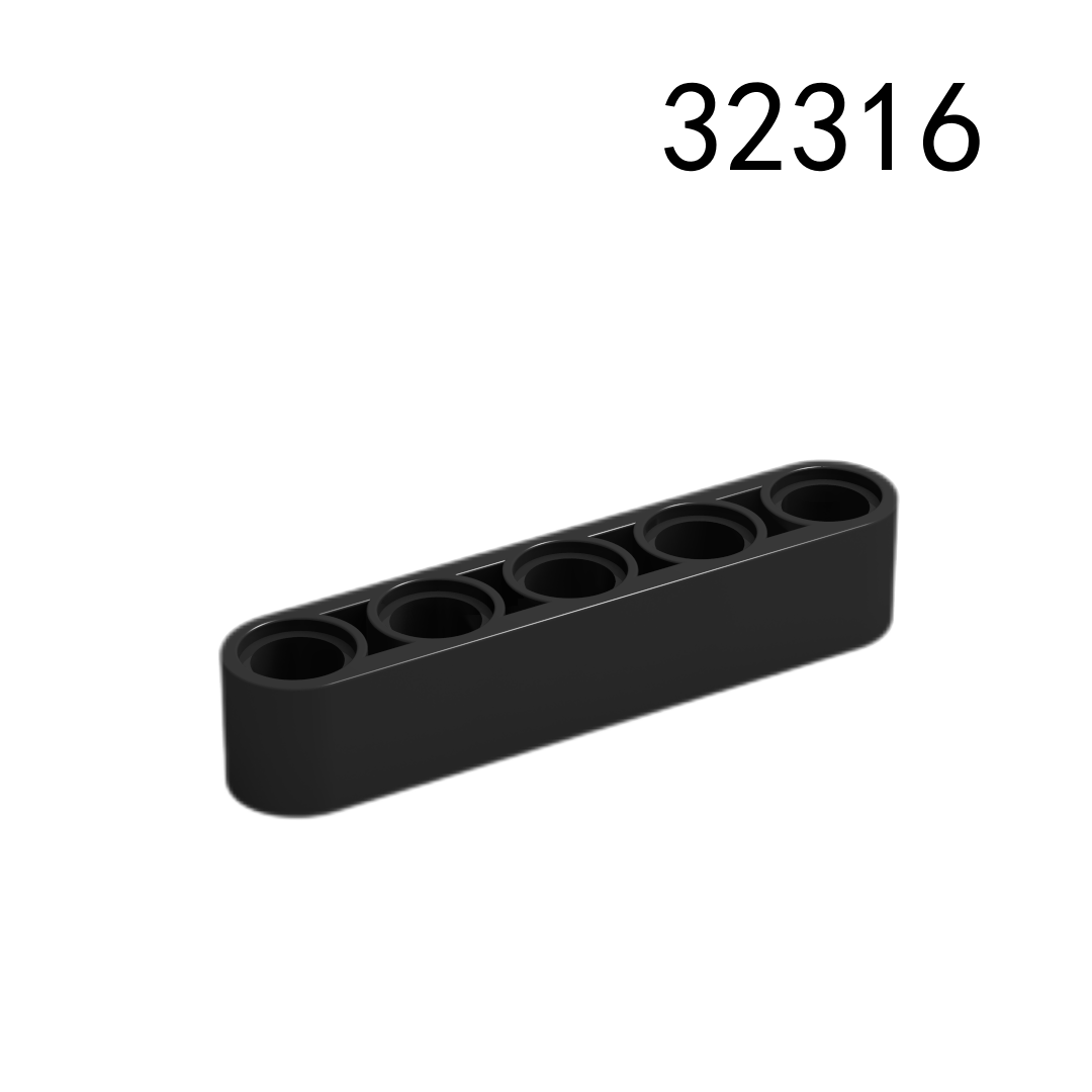 Item No: 32316  Technic, Liftarm Thick 1 x 5 Alternate Item No: 41616