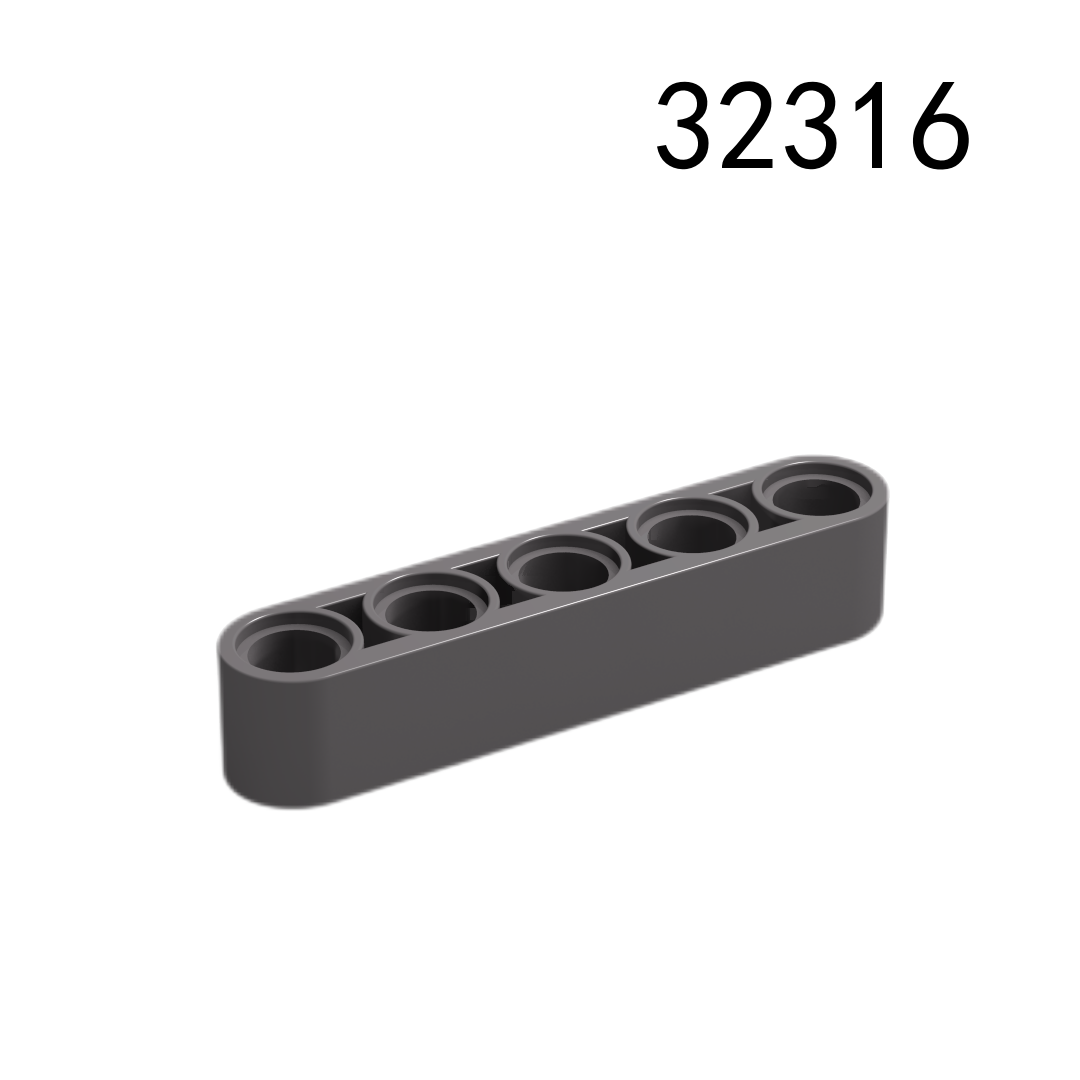 Item No: 32316  Technic, Liftarm Thick 1 x 5 Alternate Item No: 41616