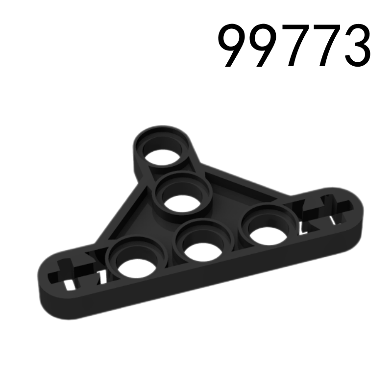 Item No: 99773 Technic, Liftarm, Modified Triangle Thin 3 x 5 with Short Supports   Alternate Item No: 65193
