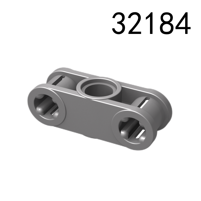 Item No: 32184 Technic, Axle and Pin Connector Perpendicular 3L with Center Pin Hole   Alternate Item No: 42142