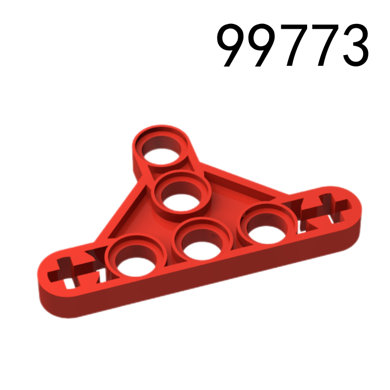 Item No: 99773 Technic, Liftarm, Modified Triangle Thin 3 x 5 with Short Supports   Alternate Item No: 65193