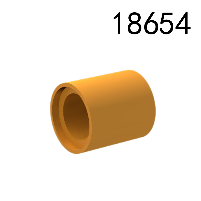 Item No: 18654 Technic, Liftarm Thick 1 x 1 (Spacer)   Alternate Item No: 38882
