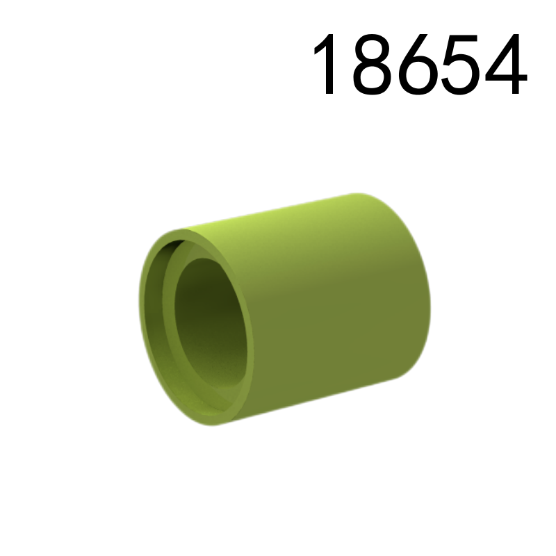 Item No: 18654 Technic, Liftarm Thick 1 x 1 (Spacer)   Alternate Item No: 38882