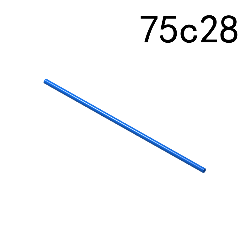 Item No: 75c28  Hose, Rigid 3mm D. 28L / 22.4cm Alternate Item No: 76280