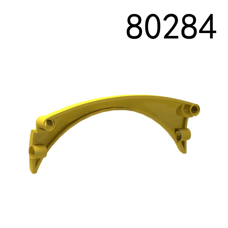 Item No: 80284 Technic, Panel Car Mudguard Arched #42 13 x 2 x 5 Rounded Top