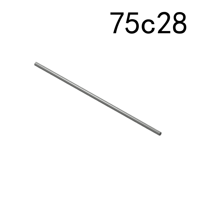 Item No: 75c28  Hose, Rigid 3mm D. 28L / 22.4cm Alternate Item No: 76280