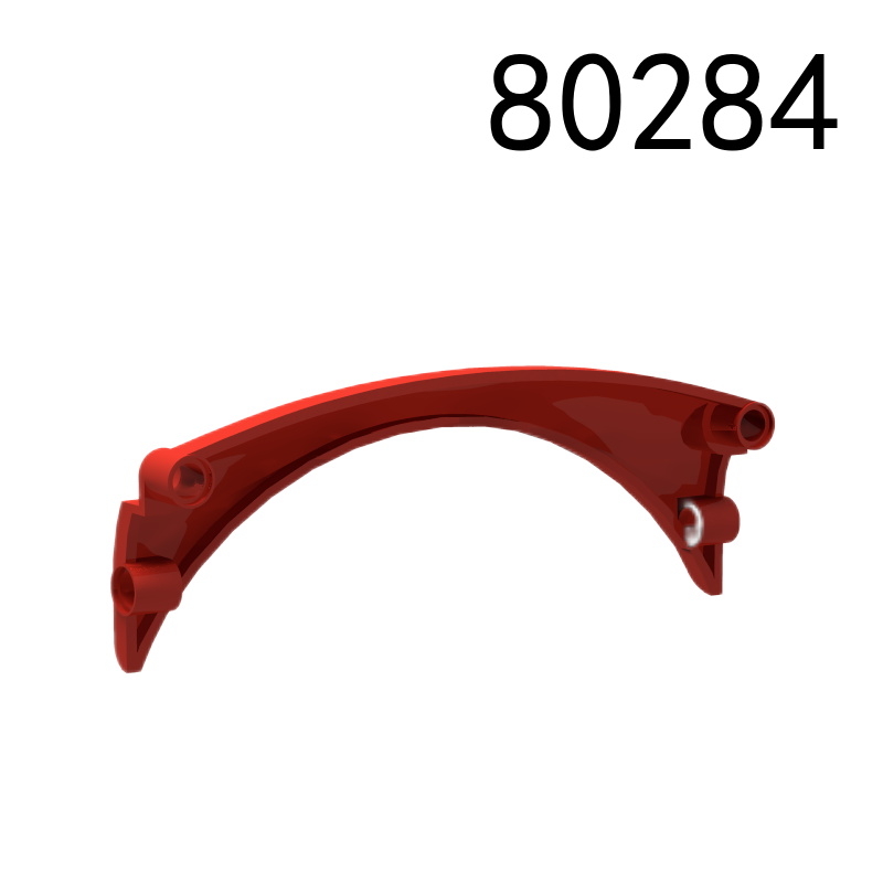 Item No: 80284 Technic, Panel Car Mudguard Arched #42 13 x 2 x 5 Rounded Top