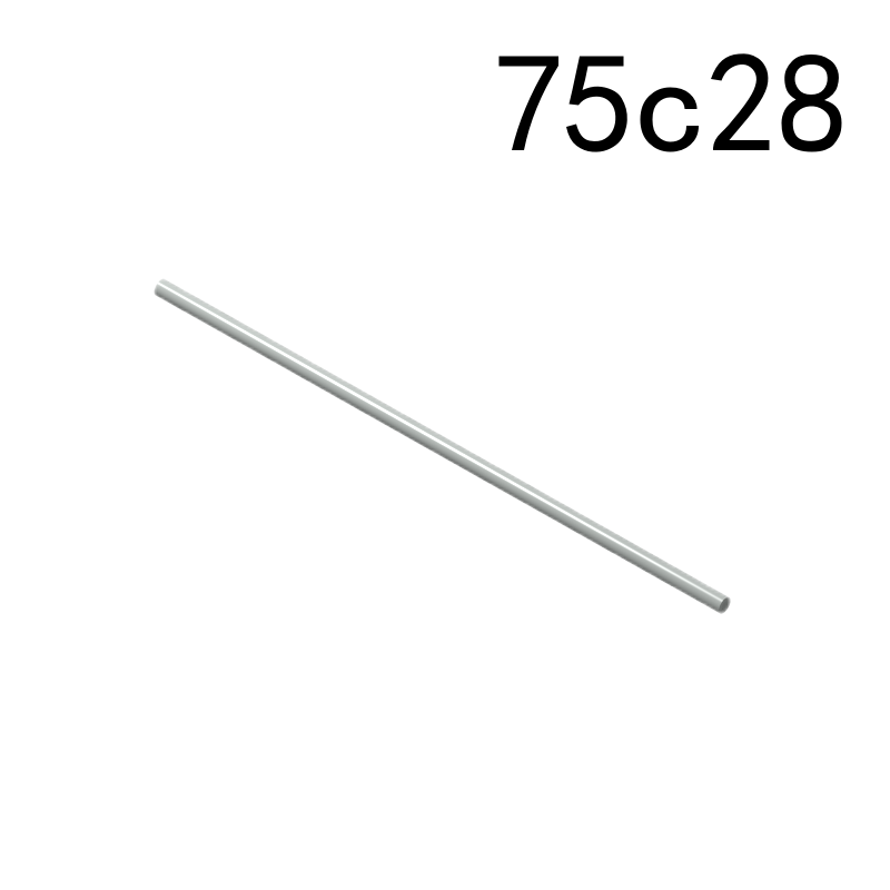 Item No: 75c28  Hose, Rigid 3mm D. 28L / 22.4cm Alternate Item No: 76280