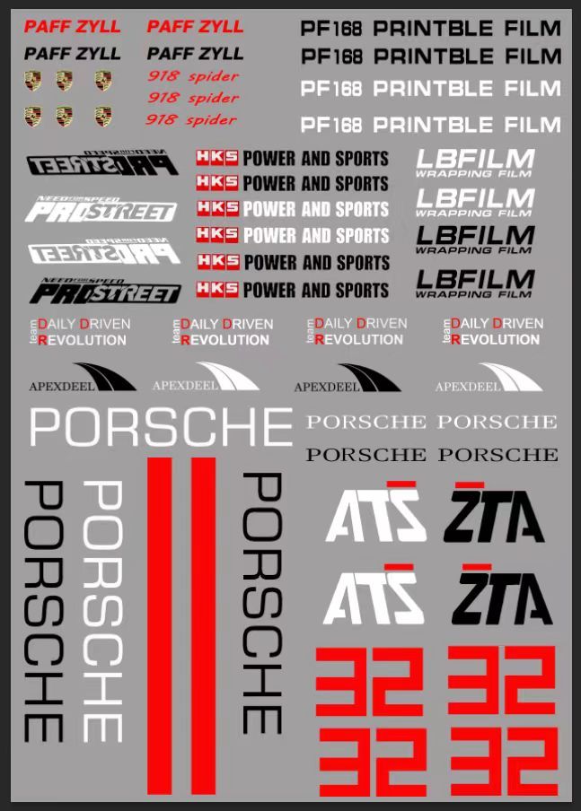 MOC-172169 Porsche 918 Spyder Large Building Block Puzzle Toy Model Sports Car Ornament