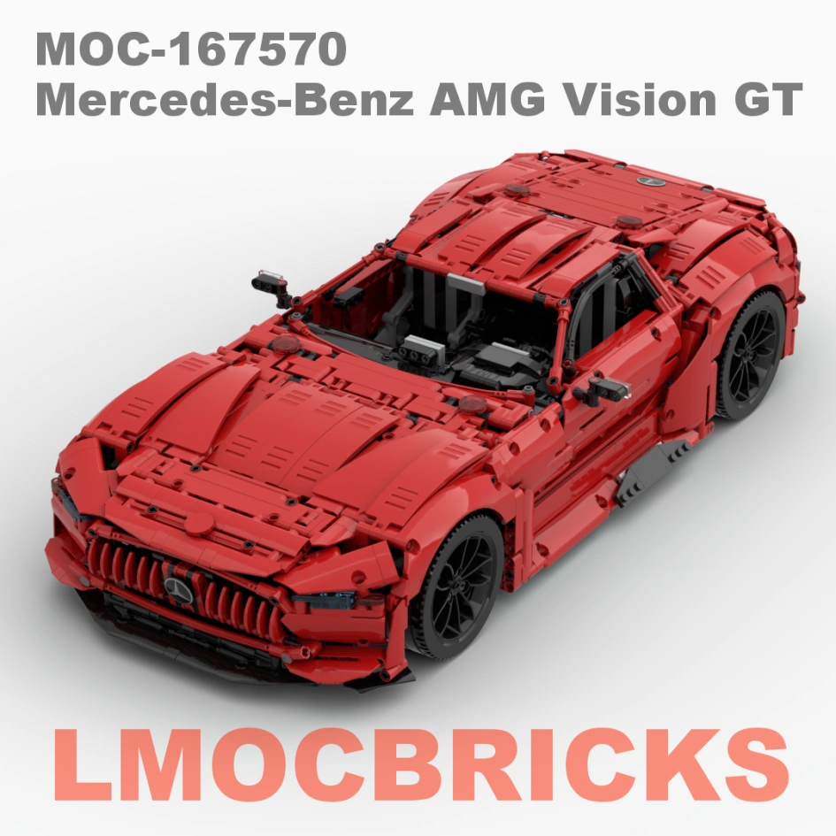 MOC-172169 Porsche 918 Spyder Large Building Block Puzzle Toy