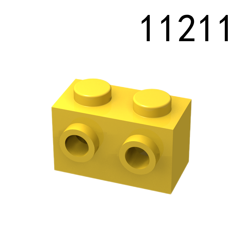 Item No: 11211 Brick, Modified 1 x 2 with Studs on 1 Side Chinese Compatible with LEGO