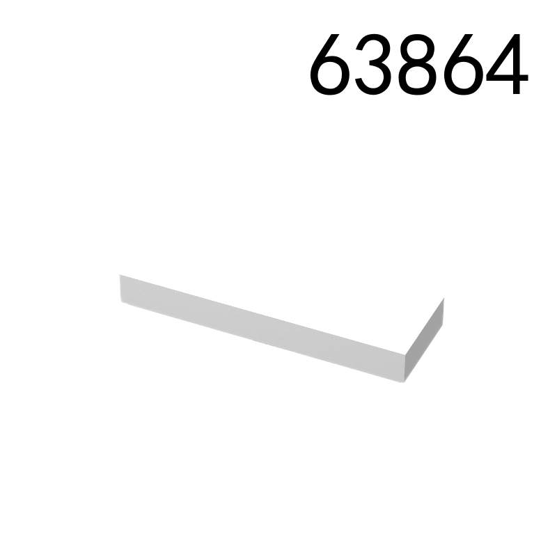 Item No: 63864  Tile 1 x 3  Alternate Item No: 37294 Chinese Compatible with LEGO