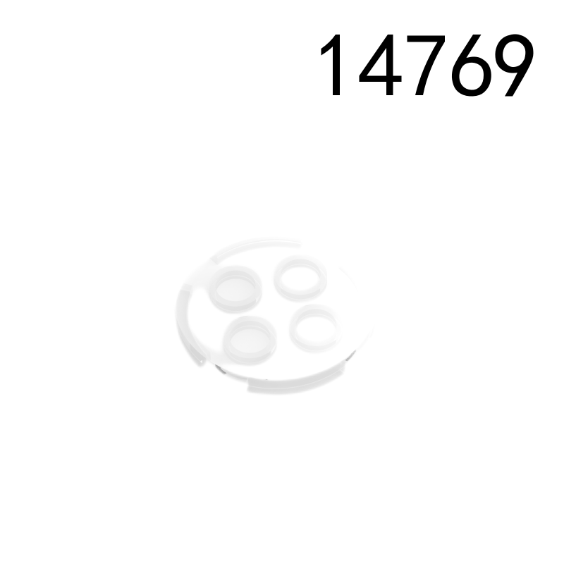 Item No: 14769  Tile, Round 2 x 2 with Bottom Stud Holder Alternate Item No: 83056 Chinese Compatible with LEGO