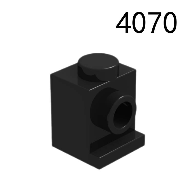Item No: 4070 Brick, Modified 1 x 1 with Headlight  Alternate Item No: 4070a, 30069, 35388 Chinese Compatible with LEGO