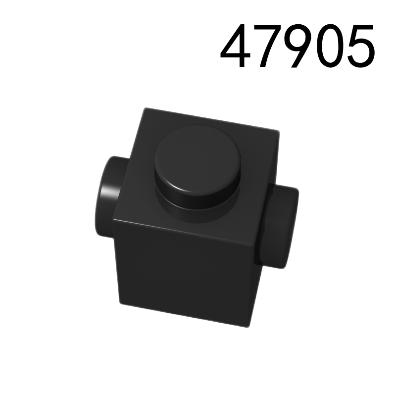Item No: 47905 Brick, Modified 1 x 1 with Studs on 2 Sides, Opposite Chinese Compatible with LEGO