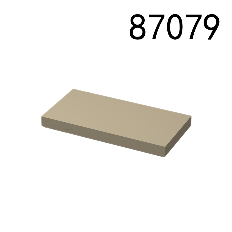 Item No: 87079 Tile 2 x 4   Alternate Item No: 38879, 71150 Chinese Compatible with LEGO