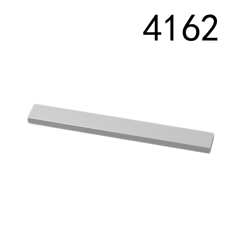 Item No: 4162  Tile 1 x 8  Alternate Item No: 40929 Chinese Compatible with LEGO