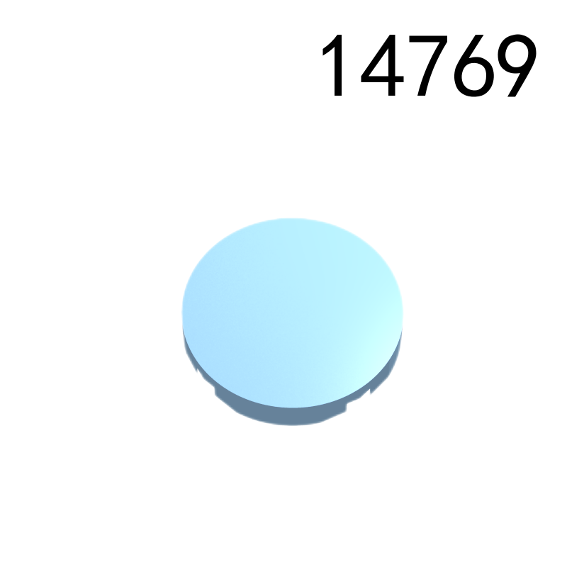 Item No: 14769  Tile, Round 2 x 2 with Bottom Stud Holder Alternate Item No: 83056 Chinese Compatible with LEGO
