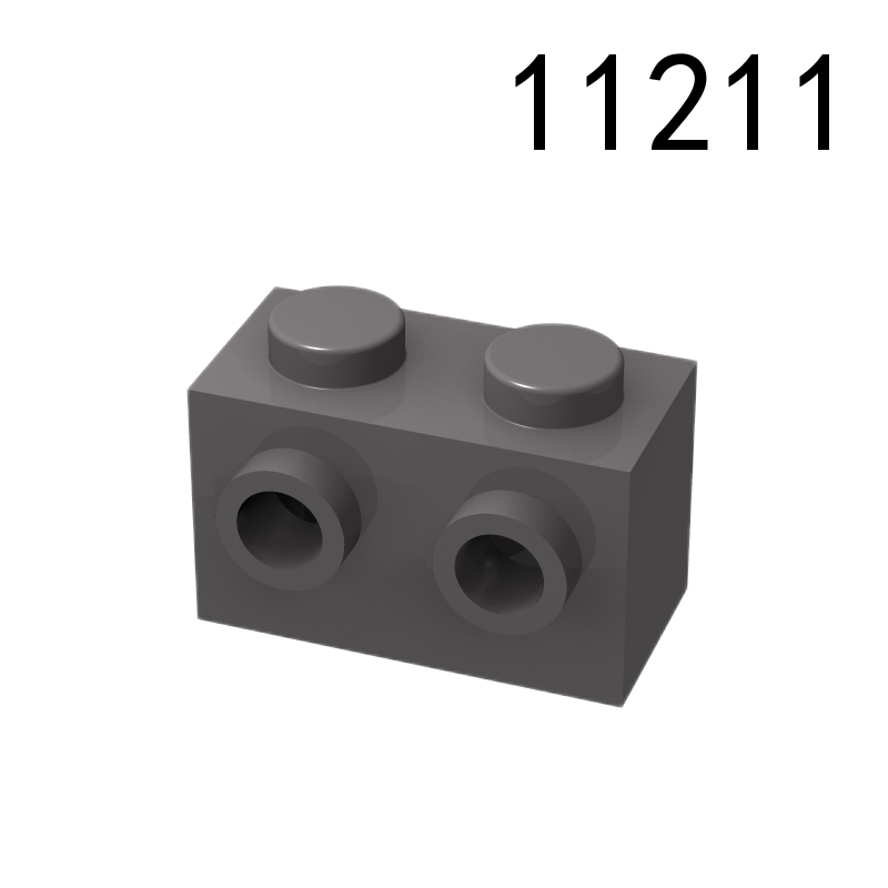 Item No: 11211 Brick, Modified 1 x 2 with Studs on 1 Side Chinese Compatible with LEGO