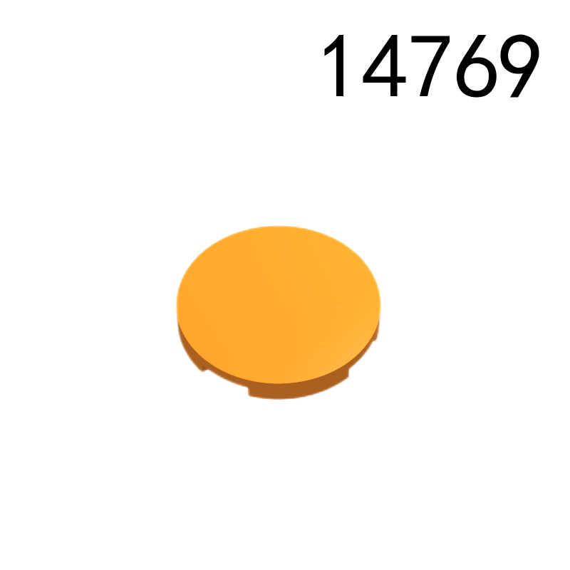 Item No: 14769  Tile, Round 2 x 2 with Bottom Stud Holder Alternate Item No: 83056 Chinese Compatible with LEGO