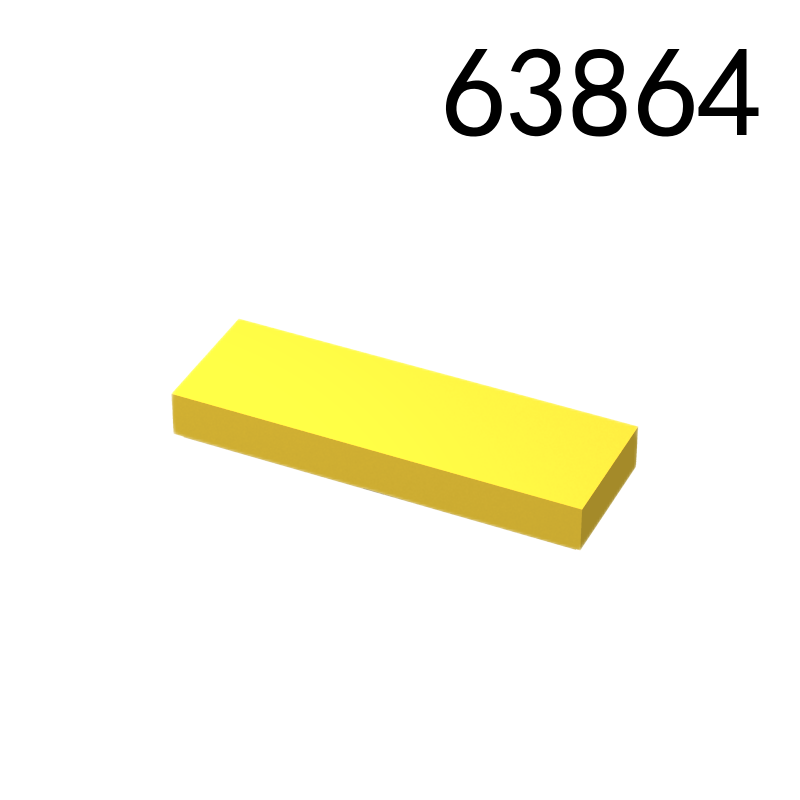 Item No: 63864  Tile 1 x 3  Alternate Item No: 37294 Chinese Compatible with LEGO