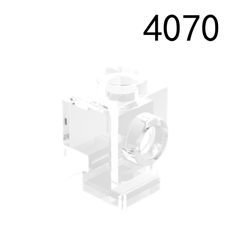 Item No: 4070 Brick, Modified 1 x 1 with Headlight  Alternate Item No: 4070a, 30069, 35388 Chinese Compatible with LEGO